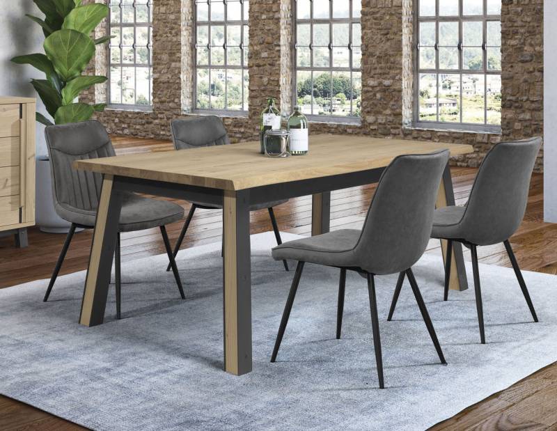 Salle à Manger : table en chêne contemporain de la marque GIRARDEAU